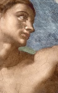 Die Erschaffung Adams (Detail) von Michelangelo Buonarroti