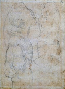 Zwei Studien nach einem antiken Frauentorso von Michelangelo Buonarroti
