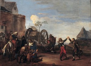 Bambocciata Kinderei, erstes Drittel des 17. Jahrhunderts