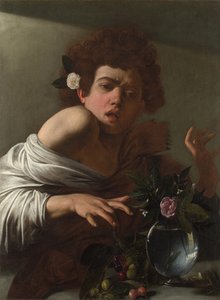Junge von einer Eidechse gebissen, ca. 1595 von Michelangelo Merisi Caravaggio