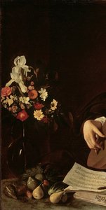 Der Lautenspieler (Detail)