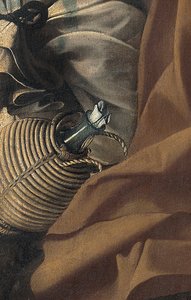 Detail der Rast auf der Flucht nach Ägypten von Michelangelo Merisi da Caravaggio