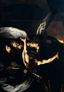 Figuren von Engeln, Detail aus Unsere Liebe Frau der Barmherzigkeit oder Sieben Werke der Barmherzigkeit