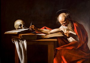 Heiliger Girolamo 1605 - 1606 von Michelangelo Merisi da Caravaggio