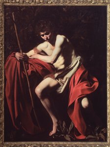 Johannes der Täufer in der Wüste von Michelangelo Merisi da Caravaggio