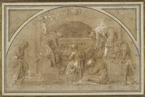 Die Grablegung von Michelangelo Merisi da Caravaggio