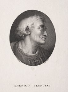 Porträt von Amerigo Vespucci von Michele Bisi
