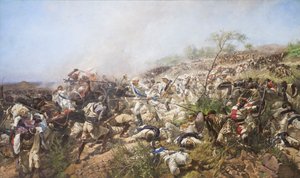 Die Schlacht von Dogali von Michele Cammarano