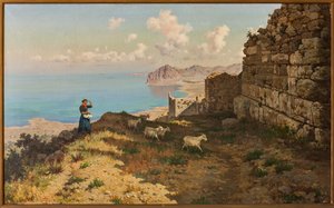 Die kyklopischen Mauern des Berges Erice von Michele Cortegiani