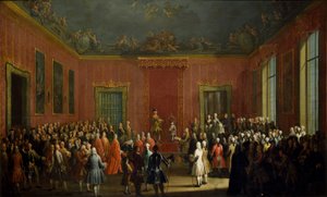 Abdankung von Karl von Bourbon von Michele Foschini