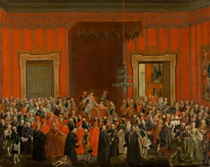 Carlos III verzichtet auf die Krone von Neapel von Michele Foschini