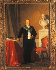 Porträt von Camillo Benso, Graf von Cavour von Michele Gordigiani