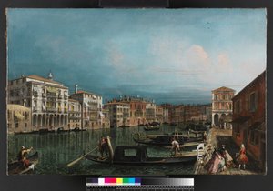 Der Canal Grande, Venedig, oberhalb der Rialto-Brücke von Michele Marieschi