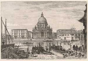 Ansichten von Venedig: S. M. Della Salute, 1741 von Michele Marieschi