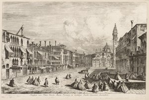 Ansichten von Venedig: S. Maria Formosa, 1741