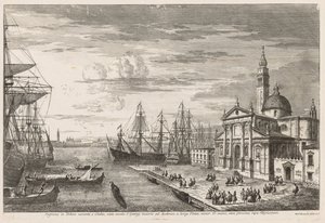 Ansichten von Venedig: Das Becken von St. Markus von Michele Marieschi