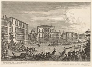 Ansichten von Venedig: Die Regatta, 1741