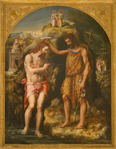 Taufe und Versuchung Christi von Michele di Ridolfo Tosini