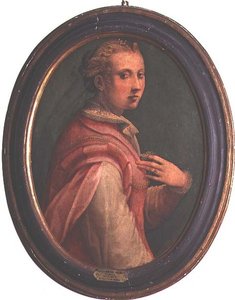 Porträt einer Frau von Michele di Ridolfo Tosini
