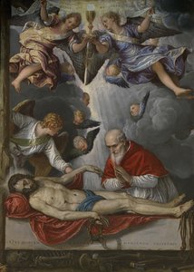 Toter Christus, verehrt von Papst Pius V., ca. 1571-1572