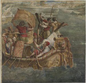 Landung von Scipio Africanus bei Karthago von Michiel Coxie (I) (attributed to)
