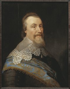 Porträt von Graf Axel Oxenstierna von Michiel Jansz. van (studio of) Miereveld