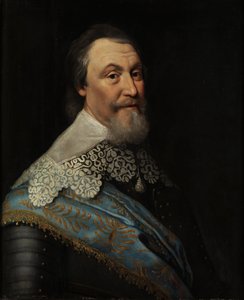 Porträt von Graf Axel Oxenstierna von Michiel Jansz. van Miereveld