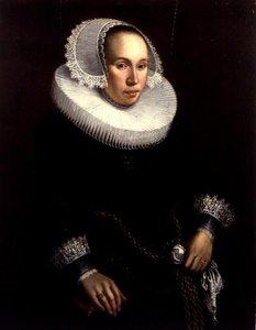 Porträt einer Dame von Michiel Jansz. van Miereveld