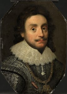 Porträt von Friedrich V. (1596-1632), Kurfürst der Pfalz von Michiel Jansz van Mierevelt (copy after)