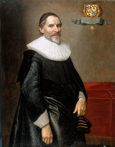 Porträt von François van Aerssen, Herr von Sommelsdijk, De Plaat und Spijk von Michiel Jansz van Mierevelt