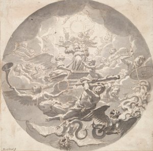 Allegorie des Schutzes der Kunst von Michiel van Musscher