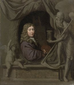 Selbstporträt von Michiel van Musscher