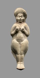 Weibliche Figur, Mittel-Elamitisch, ca. 1500–1100 v. Chr. (Keramik) von Middle Elamite Period