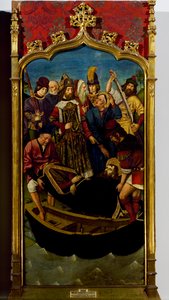 Der Körper des heiligen Jakobus wird in Jaffa ins Boot gelegt von Miguel (school of) Ximenez