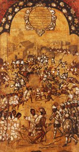 Die Eroberung Mexikos, Tafel V, ca. 1696-1715