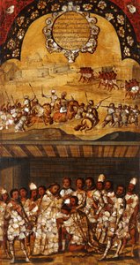 Die Eroberung Mexikos, Tafel XIX, ca. 1696-1715