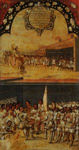 Die Eroberung Mexikos, Tafel XV, ca. 1696-1715 von Miguel Gonzalez