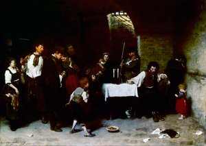 Der letzte Tag eines Verurteilten in Ungarn von Mihály Munkácsy