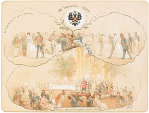 Ein Ball im Heraldischen Saal im Winterpalast, 1889