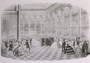 Ball im Saal der russischen Adelsversammlung anlässlich der Krönung von Kaiser Al