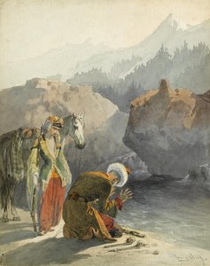 Das Gebet aus der Serie Scènes du Caucase