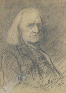 Porträt von Franz Liszt 1811-1886, 1886