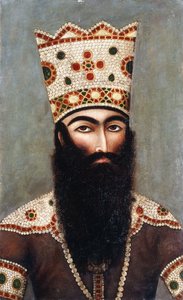 Qajar-Königsporträt; wahrscheinlich Fath 