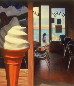 Café am Pool von Mike Briscoe