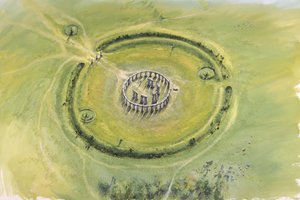 Stonehenge Phase 3, ca. 20. Jahrhundert v. Chr. von Mike Seaforth