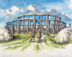 Woodhenge, ca. 25. Jahrhundert v. Chr., ca. 1990-2010