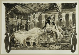 Kleopatra auf dem Bett, 1899