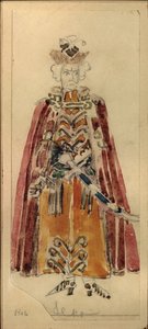 Kostümentwurf für die Oper Mazepa von P.I. Tschaikowski von Mikhail Aleksandrovich Vrubel