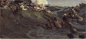 Spielende Najaden und Tritonen, 1899