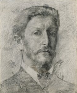 Selbstporträt, 1904-1905 von Mikhail Aleksandrovich Vrubel